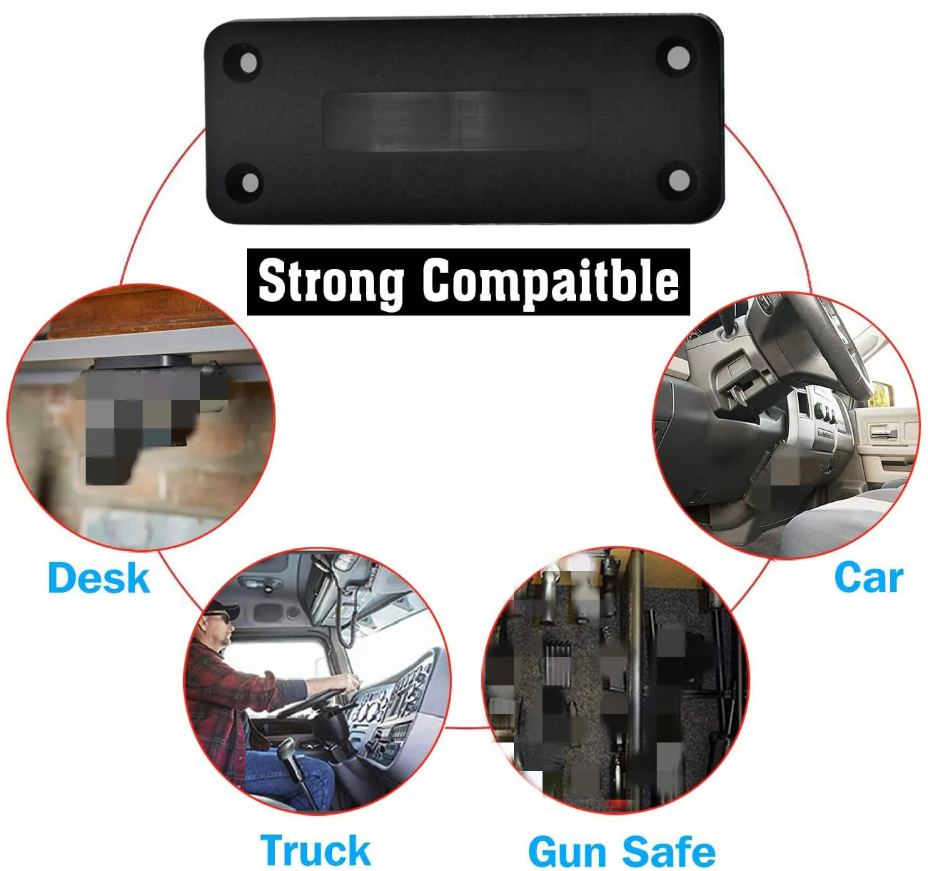 Ultimate Force Magnetic Firearm Holder
