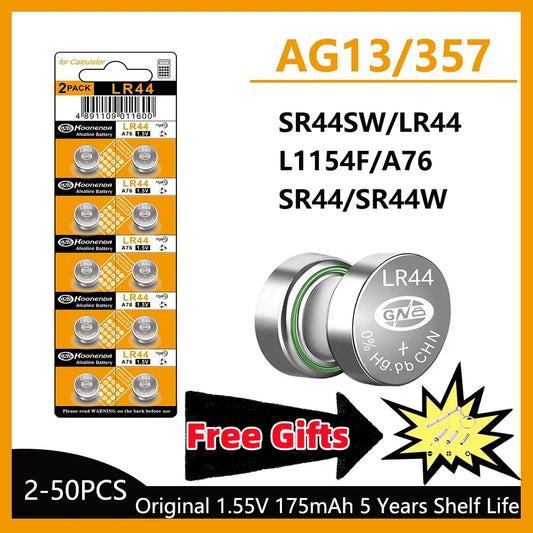 High-Capacity Button Cell Battery