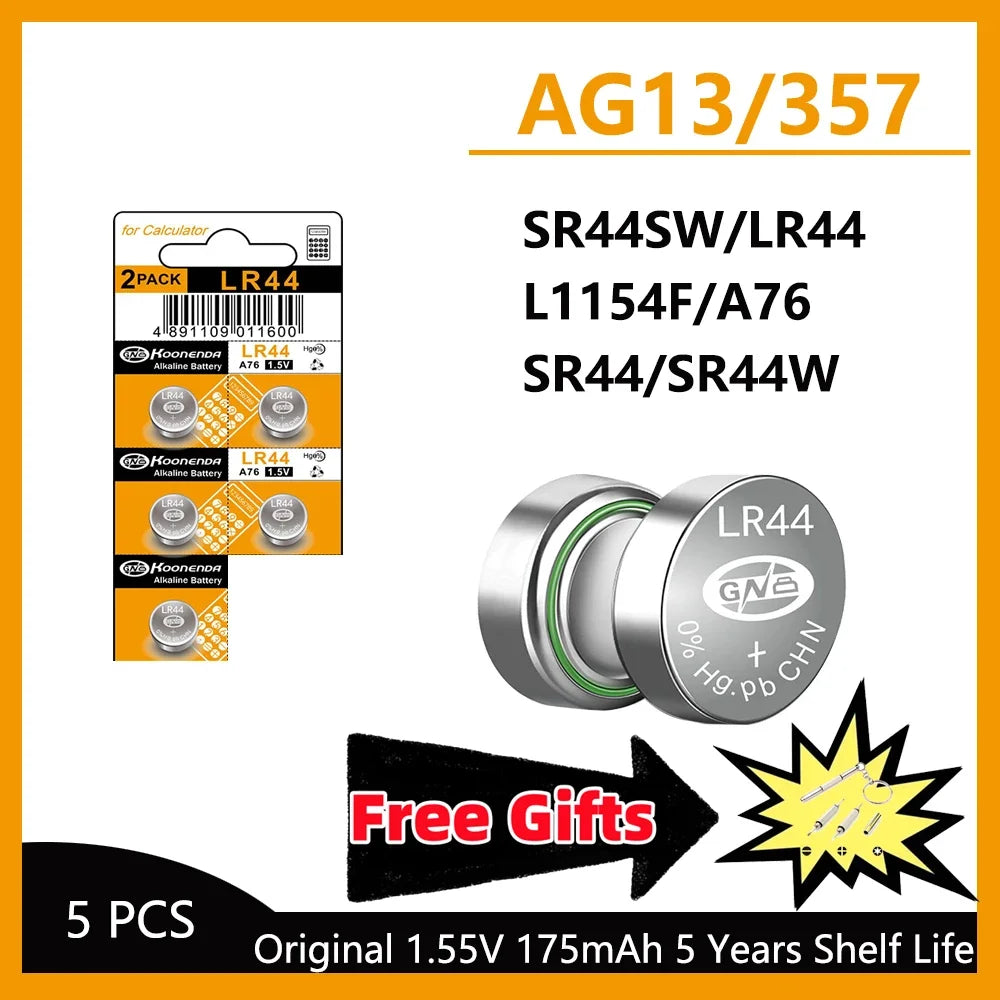 High-Capacity Button Cell Battery